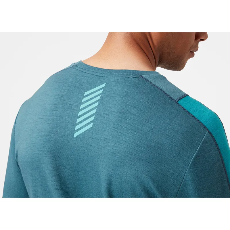 Helly Hansen Mens Lifa Merino Lightweight T-Shirt North Teal-4