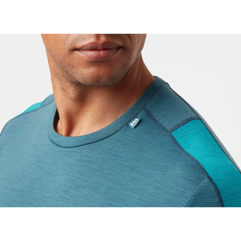 Helly Hansen Mens Lifa Merino Lightweight T-Shirt North Teal-5