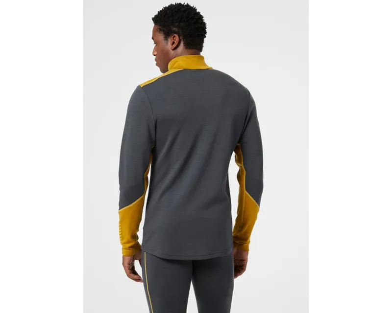 Helly Hansen Men's Lifa Merino Midweight 1/2 Zip Slate-2