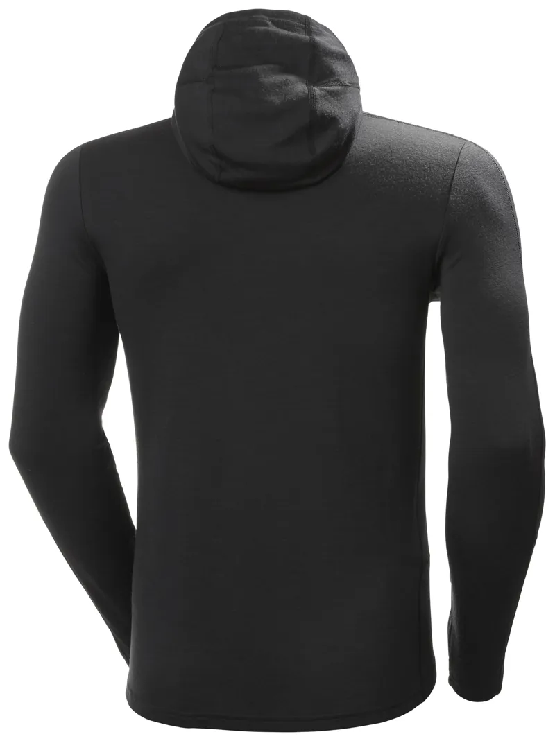 Helly Hansen Mens Lifa Merino Lightweight Hoodie Black-1