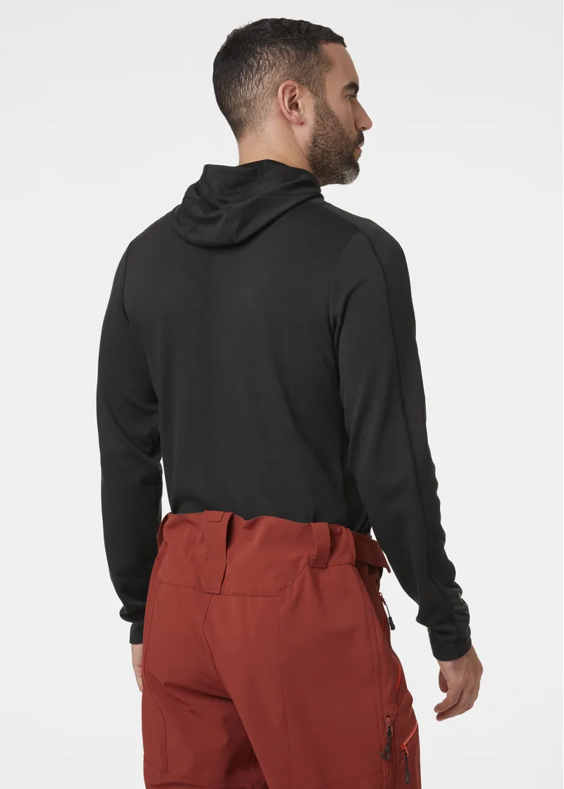 Helly Hansen Mens Lifa Merino Lightweight Hoodie Black-3