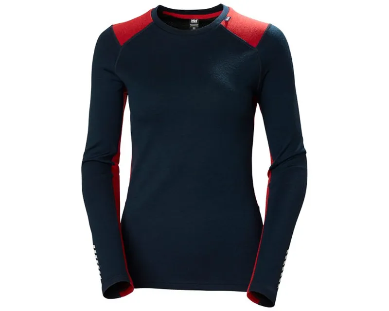 Helly Hansen Women's Lifa Merino Midweight Crew Navy
