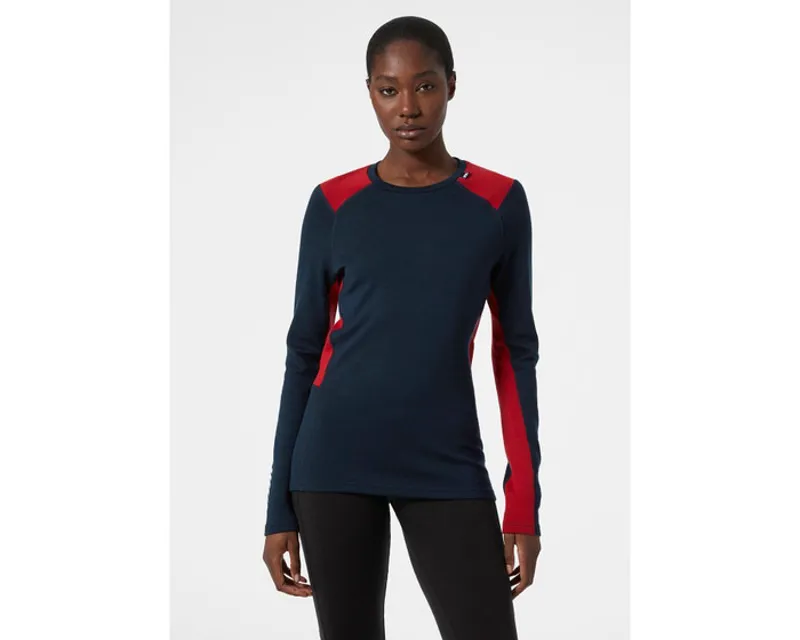 Helly Hansen Women's Lifa Merino Midweight Crew Navy-4