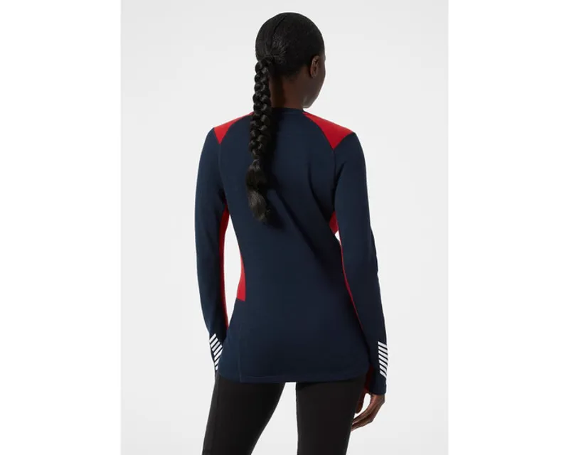 Helly Hansen Women's Lifa Merino Midweight Crew Navy-5