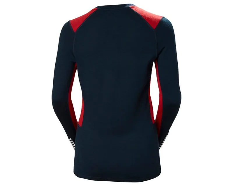 Helly Hansen Women's Lifa Merino Midweight Crew Navy-3