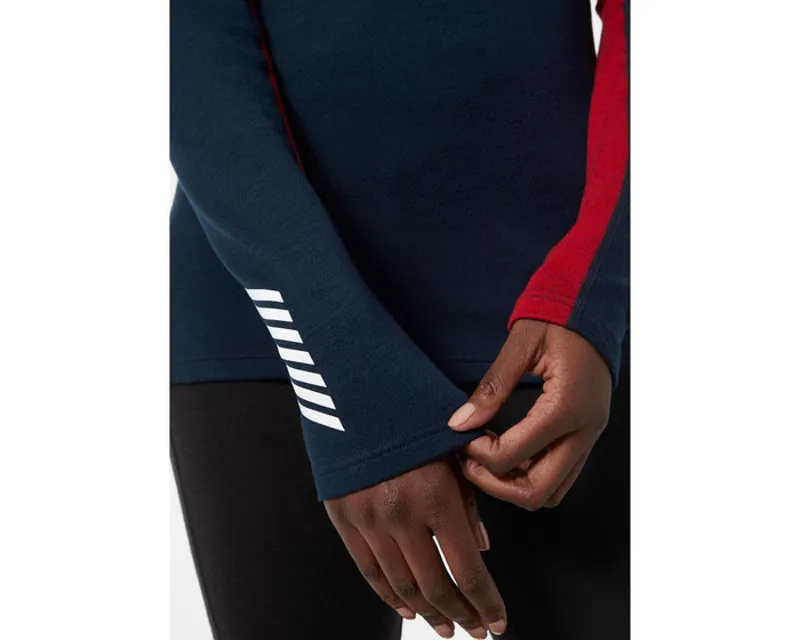 Helly Hansen Women's Lifa Merino Midweight Crew Navy-1