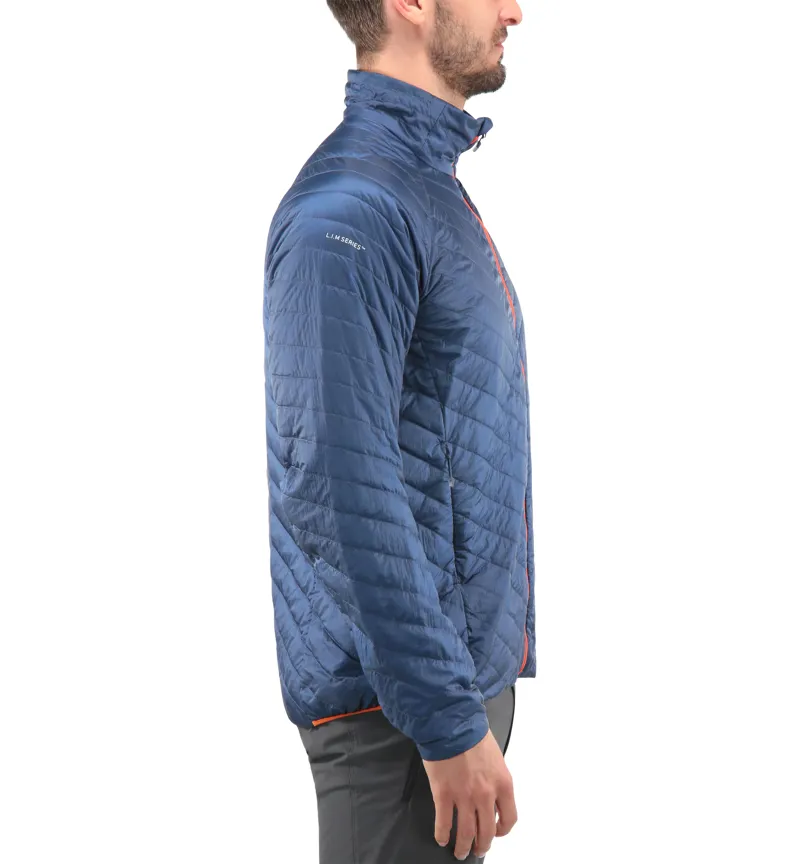 Haglofs Mens L.I.M Barrier Jacket Tarn Blue/Cayenne-3