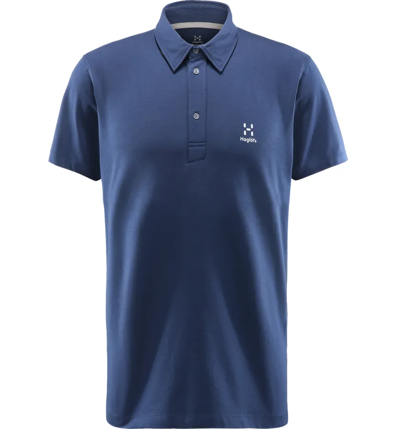 Haglofs Mens Mirth Polo Tarn Blue