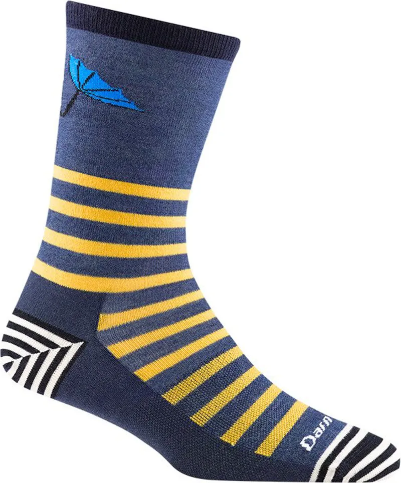 Darn Tough Womens Animal Haus Crew Light Midnight-1