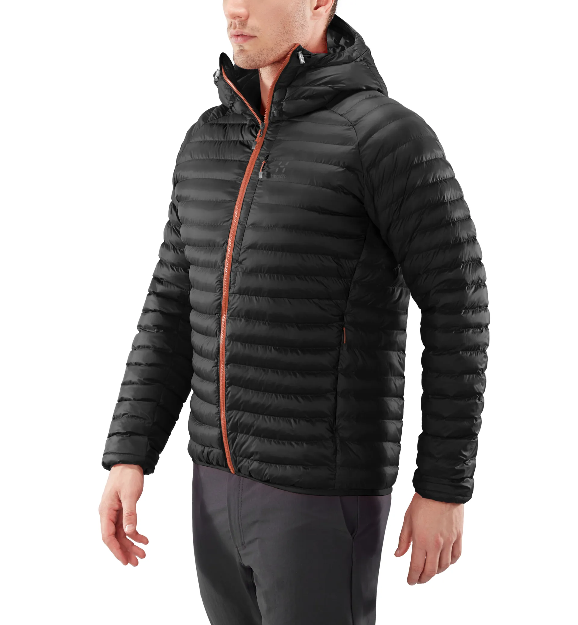Haglofs | Mens | Essens Mimic | Hooded | Jacket | Magnetite Black