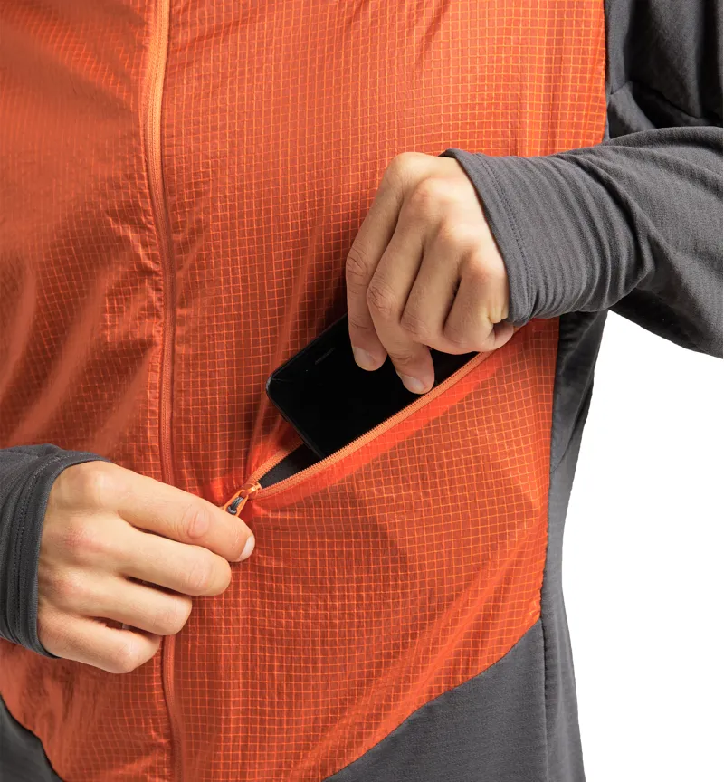 Haglofs Mens L.I.M Hybrid Hood Magnetite-5