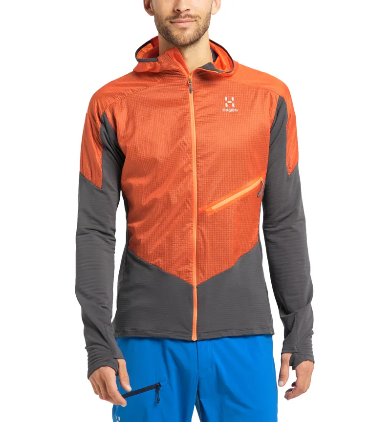 Haglofs Mens L.I.M Hybrid Hood Magnetite-2