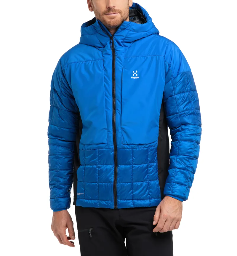 Haglofs Mens Nordic Mimic Hood Storm Blue/True Black-3