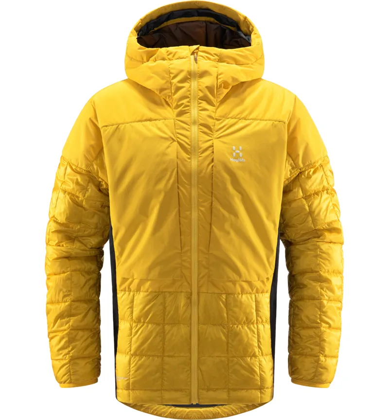 Haglofs Mens Nordic Mimic Hood Pumpkin Yellow/True Black