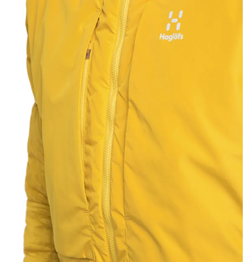 Haglofs Mens Nordic Mimic Hood Pumpkin Yellow/True Black-5