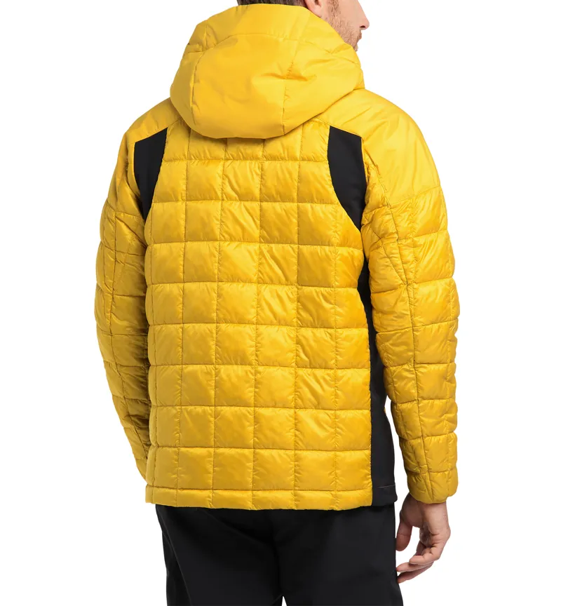 Haglofs Mens Nordic Mimic Hood Pumpkin Yellow/True Black-4