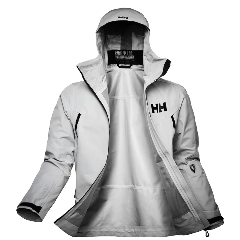 Helly Hansen Mens Odin 9 Worlds Infinity Shell Jacket Grey Fog-1