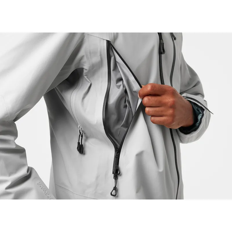 Helly Hansen Mens Odin 9 Worlds Infinity Shell Jacket Grey Fog-6