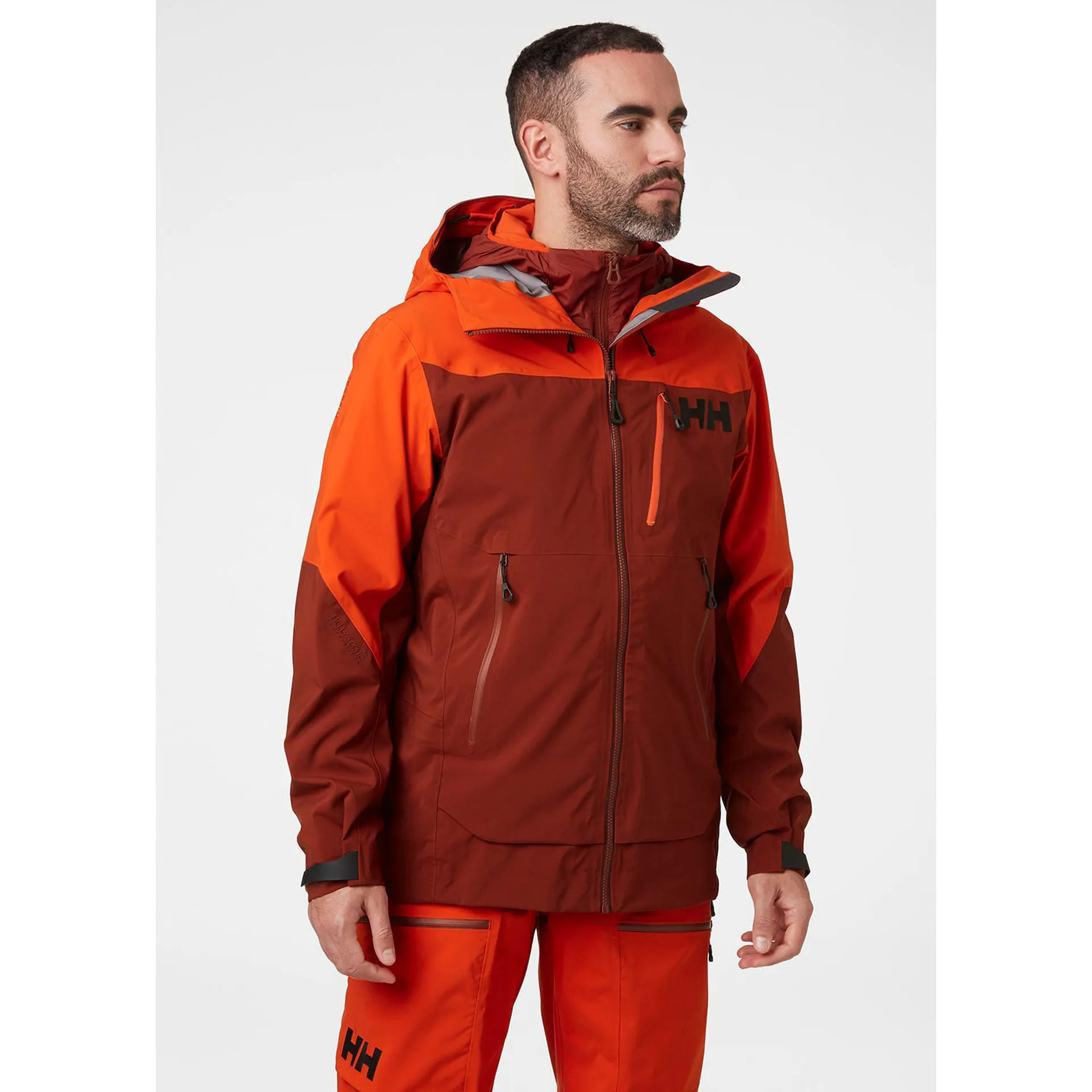 Helly Hansen Mens Odin Mountain 3L Shell Jacket Redwood
