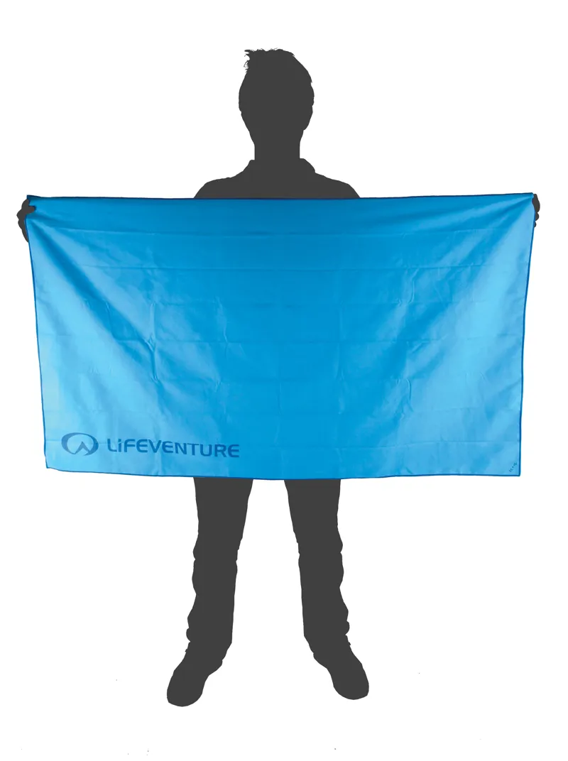 Lifeventure SoftFibre Blue Travel Towel X-Large-1