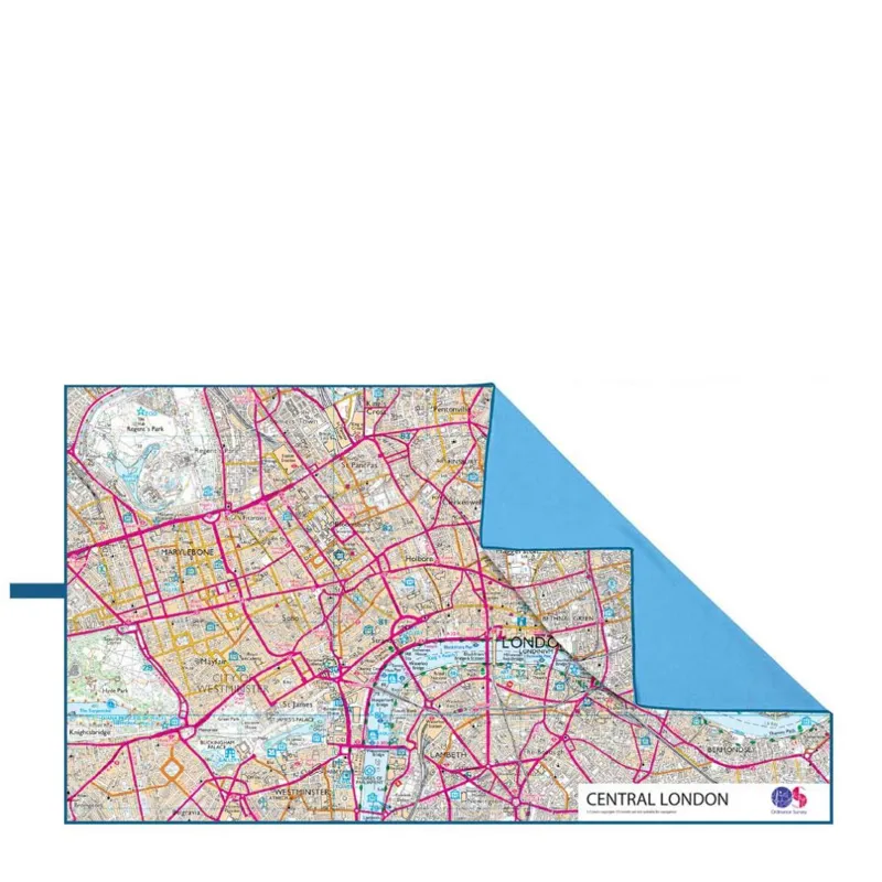 Lifeventure Ordnance Survey Travel Towel London Giant