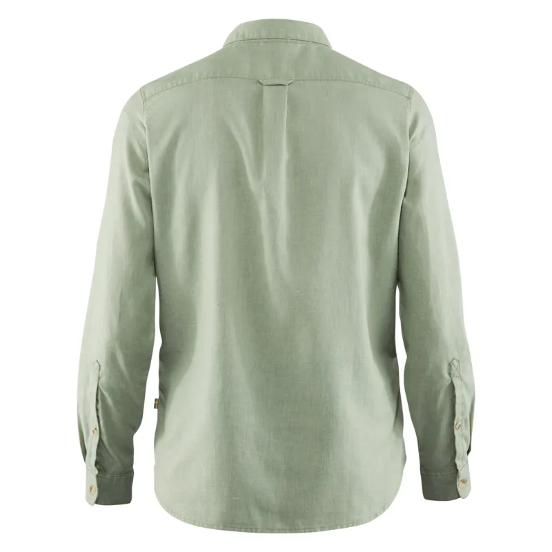 Fjallraven Womens Ovik Travel Shirt LS Sage Green-1