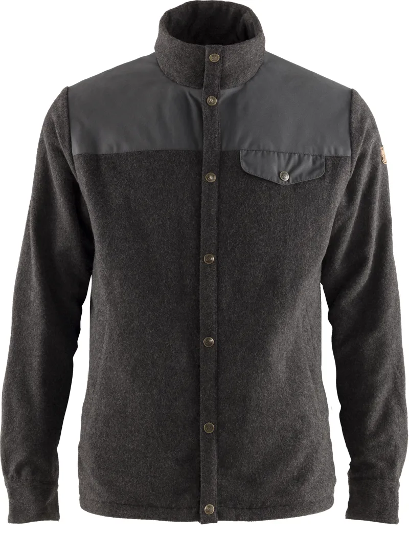 Fjallraven Mens Canada Wool Padded Jacket Stone Grey