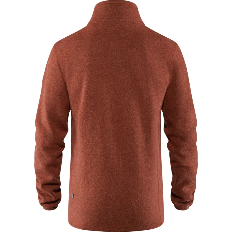 Fjallraven Mens High Coast Wool Sweater Autumn Leaf-1