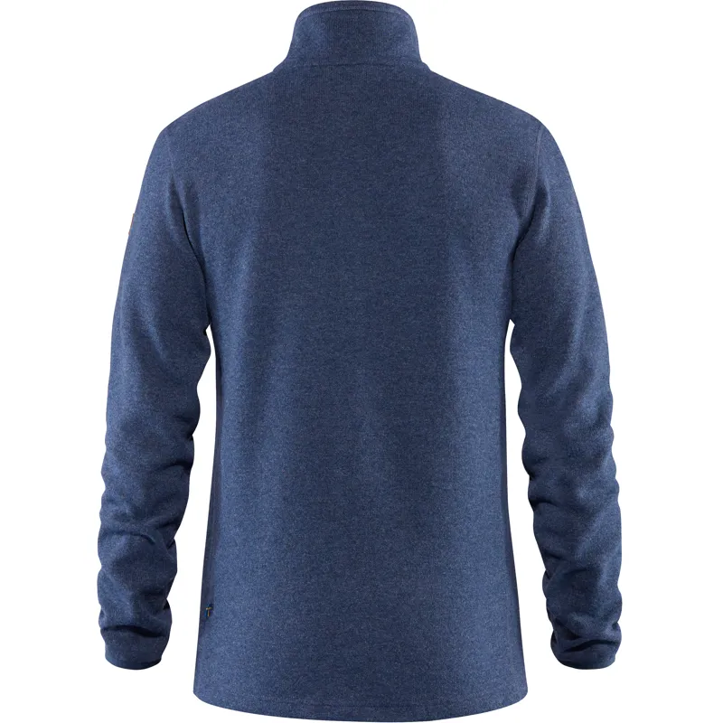 Fjallraven Mens High Coast Wool Sweater Navy-1