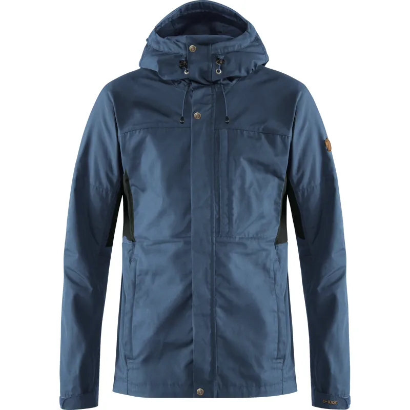 Fjallraven Mens Kaipak Jacket Uncle Blue/Dark Grey