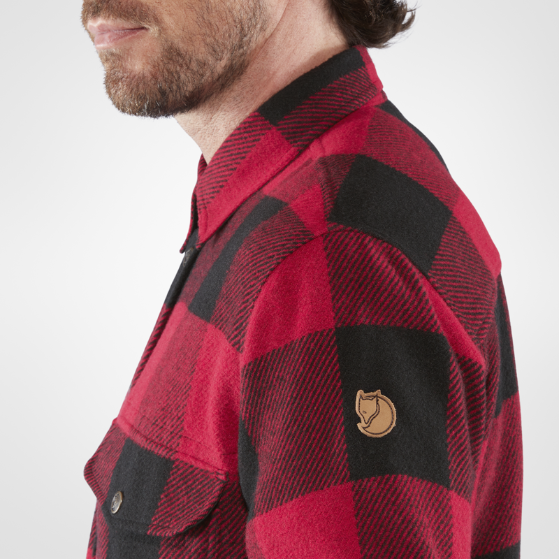 Fjallraven Mens Canada Shirt Red-5