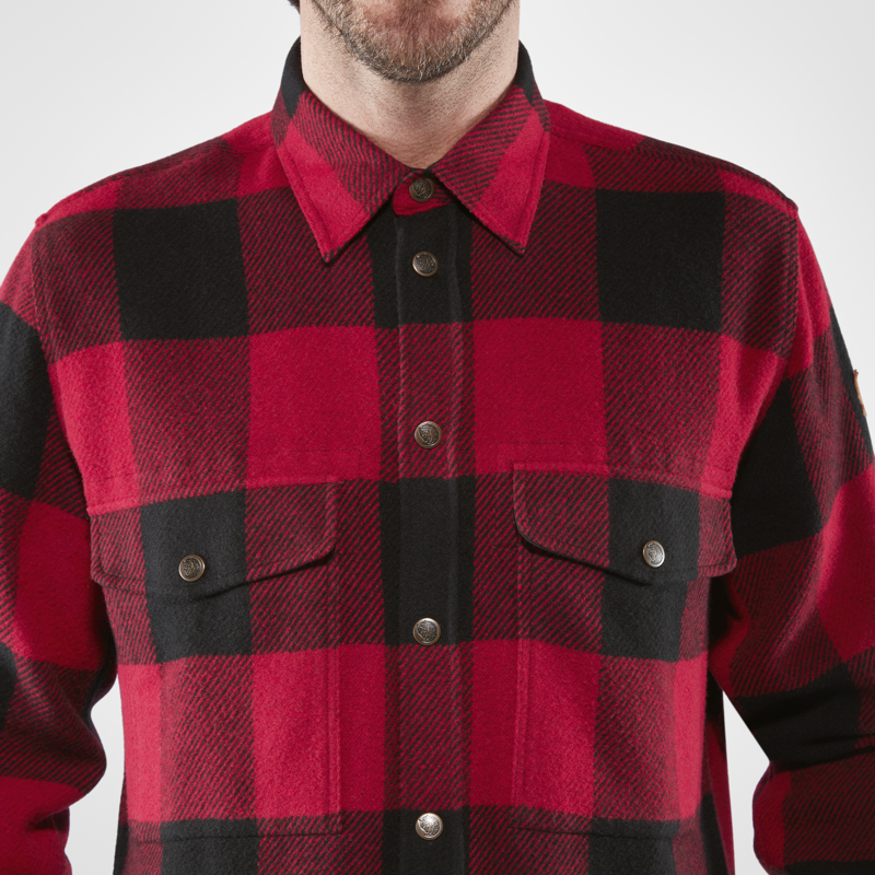 Fjallraven Mens Canada Shirt Red-6