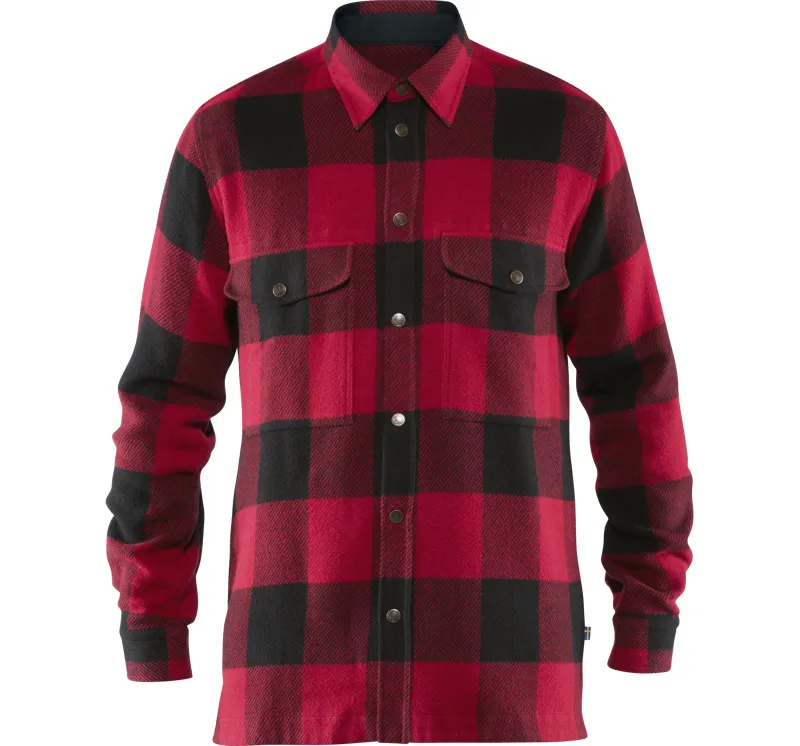 Fjallraven Mens Canada Shirt Red