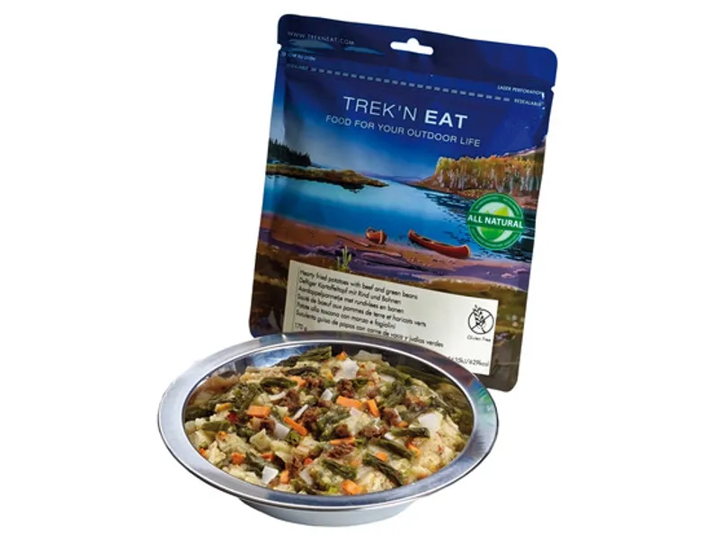 Trek n Eat Hearty Potato Stir Fry with Beef and Green Beans