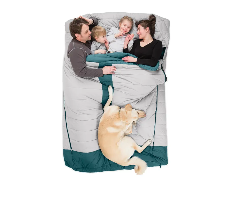 NEMO Equipment Jazz Luxury Duo Aluminium/Wave Blue Sleeping Bag-1