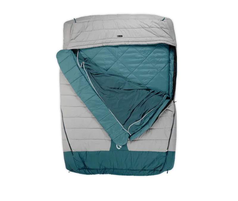 NEMO Equipment Jazz Luxury Duo Aluminium/Wave Blue Sleeping Bag-2
