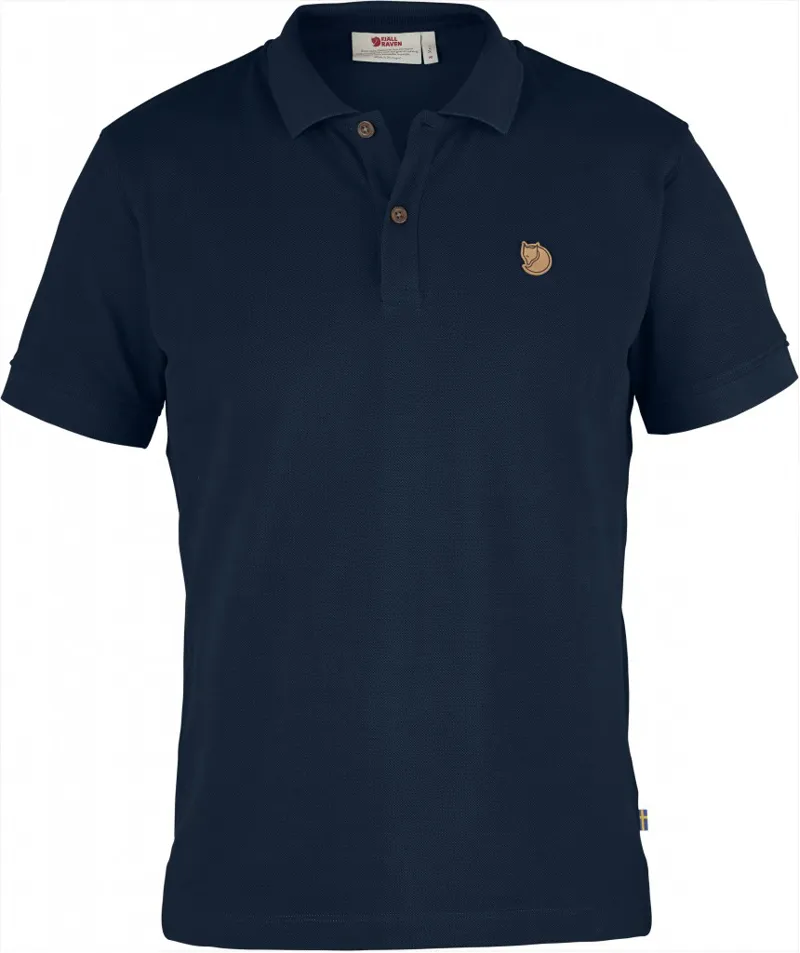 Fjallraven Mens Ovik Polo Shirt Navy