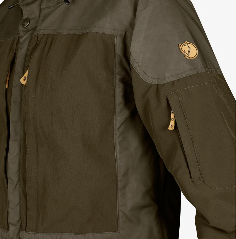 Fjallraven Mens Keb Jacket Black/Dark Grey-1