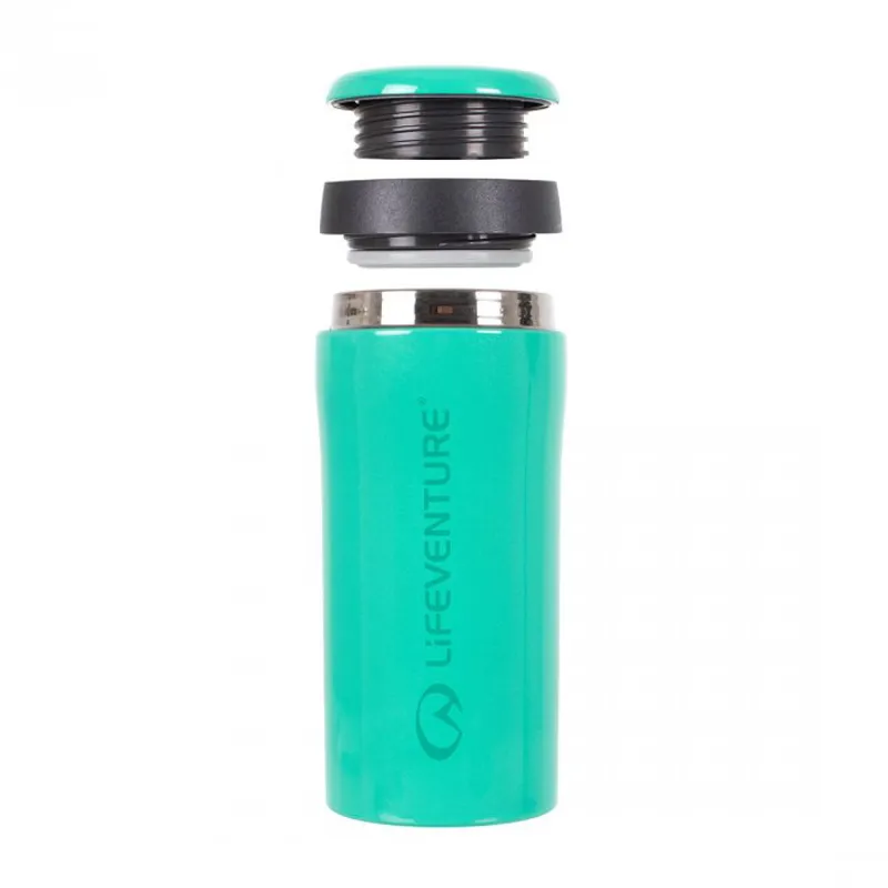 Lifeventure Thermal Mug Matt Aqua-1