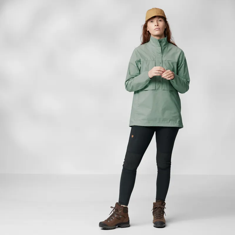 Fjallraven Womens Abisko Hike Anorak Misty Green-2