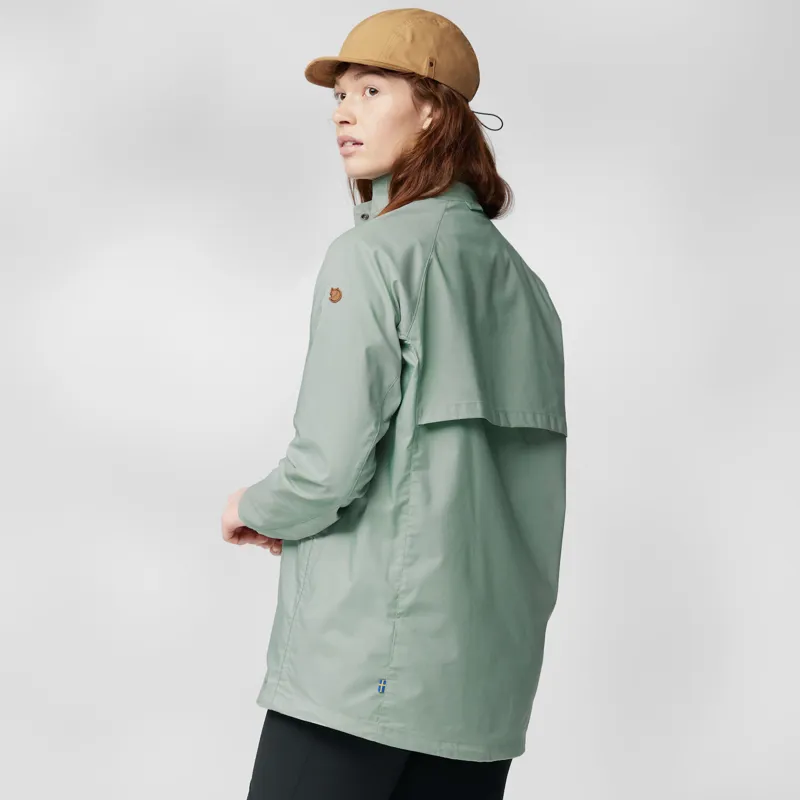 Fjallraven Womens Abisko Hike Anorak Misty Green-3