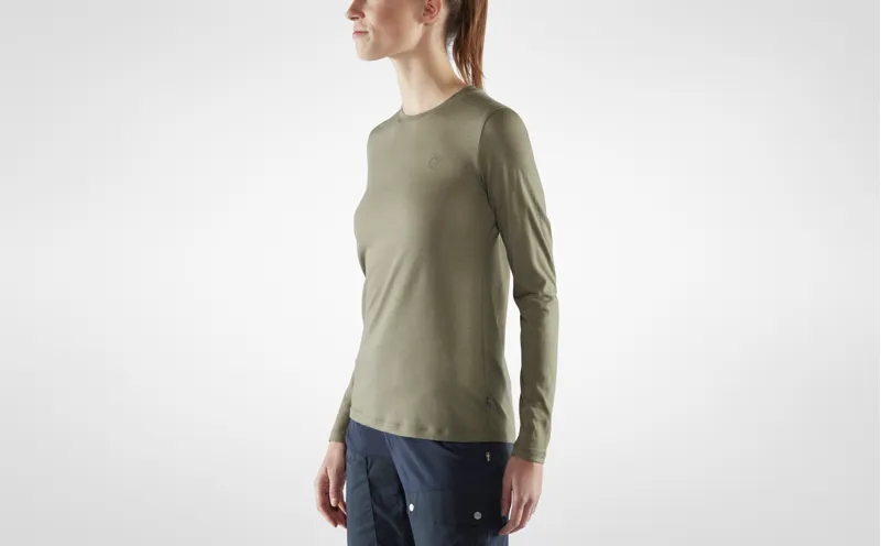 Fjallraven Womens Abisko Wool LS Patina Green-4