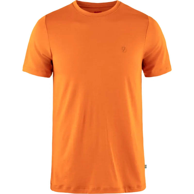 トップス SUNSET 25AW wool rib T-shirt Fjallraven Mens Abisko Wool SS T-Shirt Sunset Orange