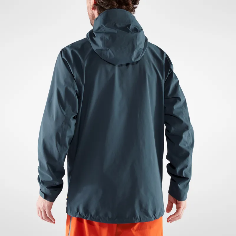 Fjallraven Mens Bergtagen Lite Eco-Shell Jacket Hokkaido Orange-3
