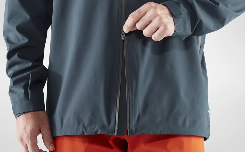 Fjallraven Mens Bergtagen Lite Eco-Shell Jacket Hokkaido Orange-6