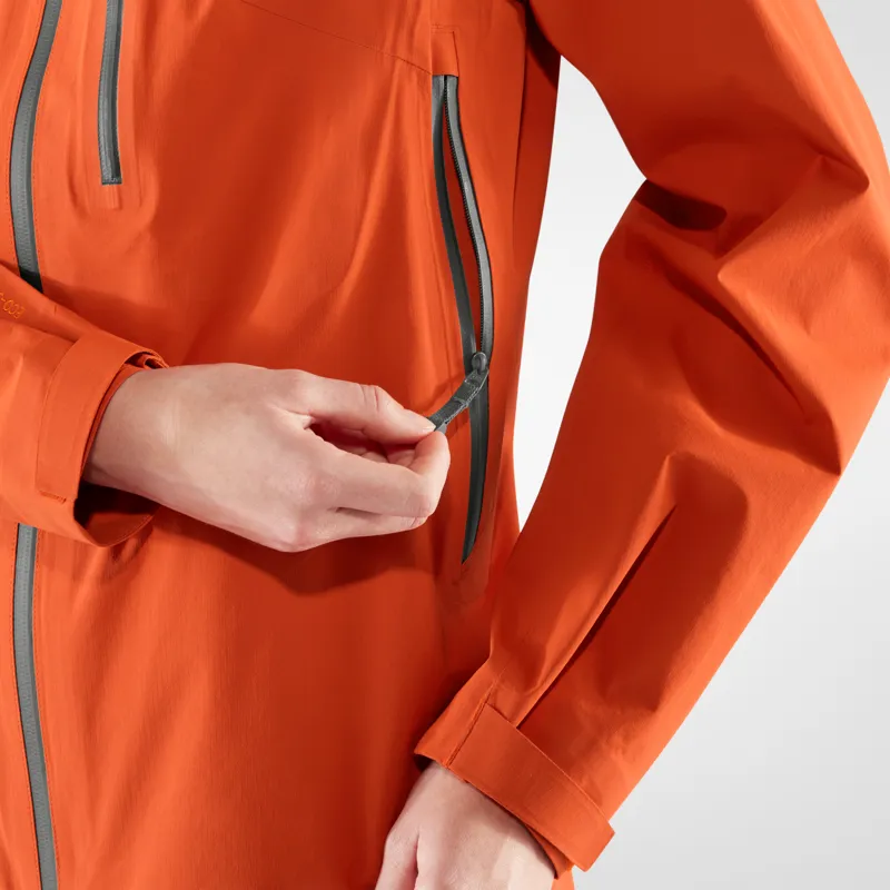 Fjallraven Womens Bergtagen Lite Eco-Shell Jacket Mountain Blue-7