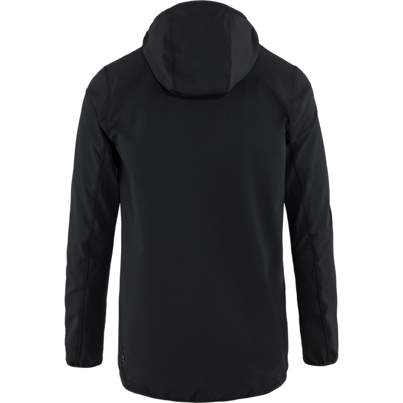 Fjallraven Mens Bergtagen Stretch Half Zip Black-1