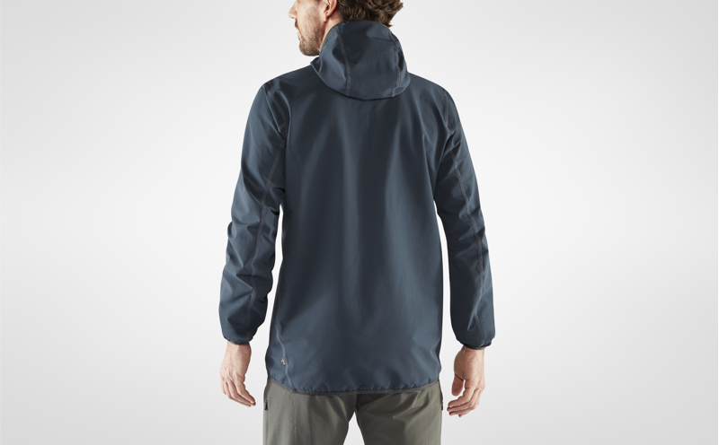 Fjallraven Mens Bergtagen Stretch Half Zip Black-3
