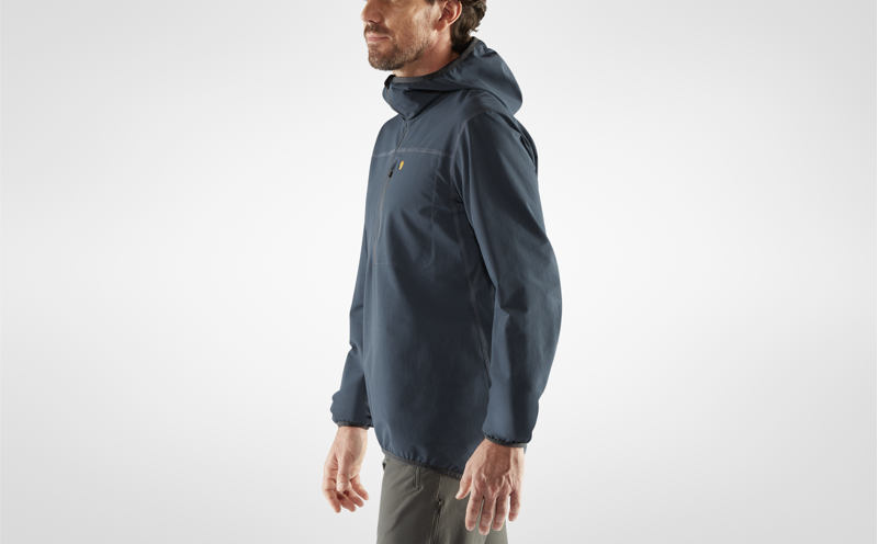 Fjallraven Mens Bergtagen Stretch Half Zip Black-4