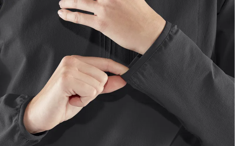 Fjallraven Womens Bergtagen Stretch Half Zip Mountain Blue-7